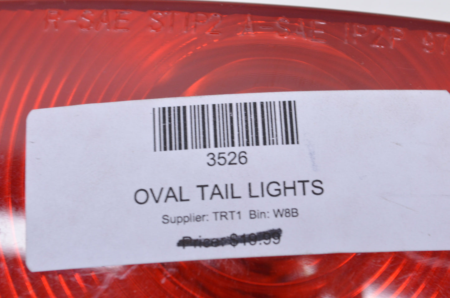 Aftermarket 3526 Oval Tail Light NOS