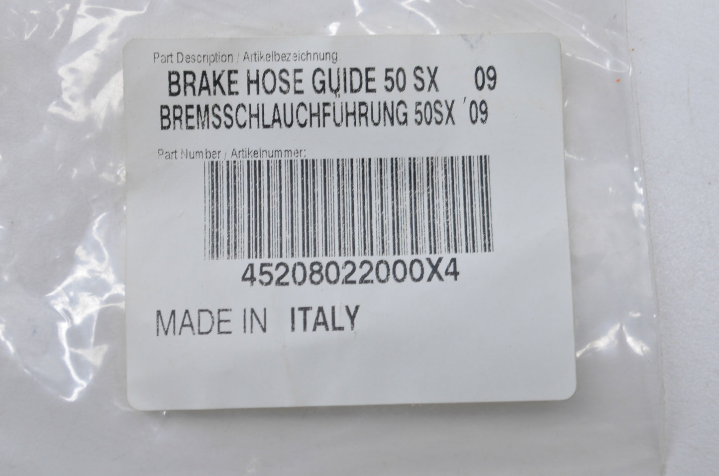 OEM KTM 45208022000X4 Brake Hose Guide NOS