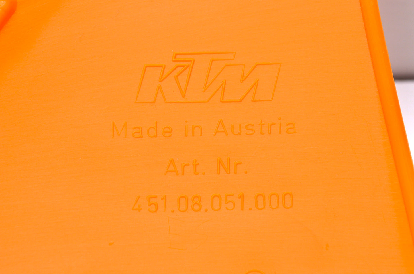 OEM KTM 45108051000 Orange Right Shroud NOS