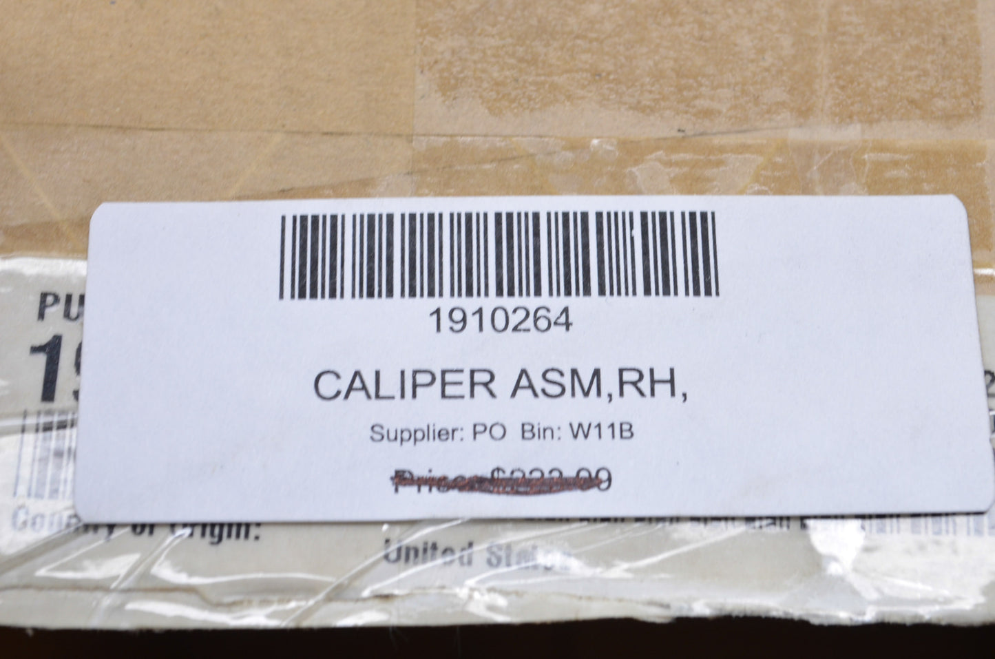 OEM Polaris 1910264 Front Brake Right Hand Caliper Assembly NOS