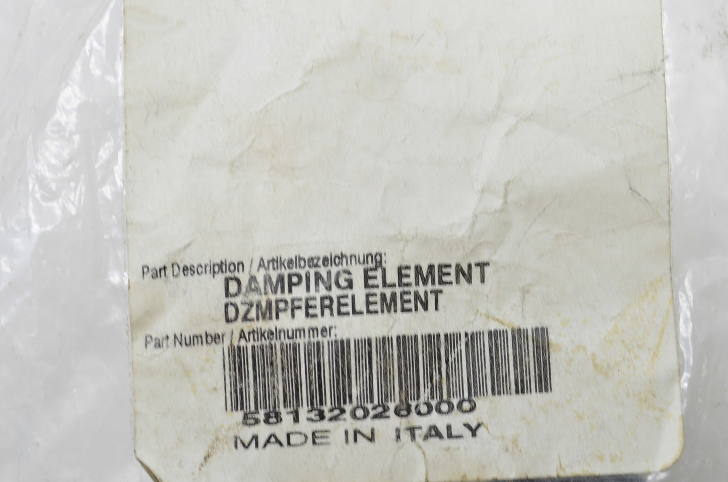 OEM KTM 58132026000 Damping Element NOS