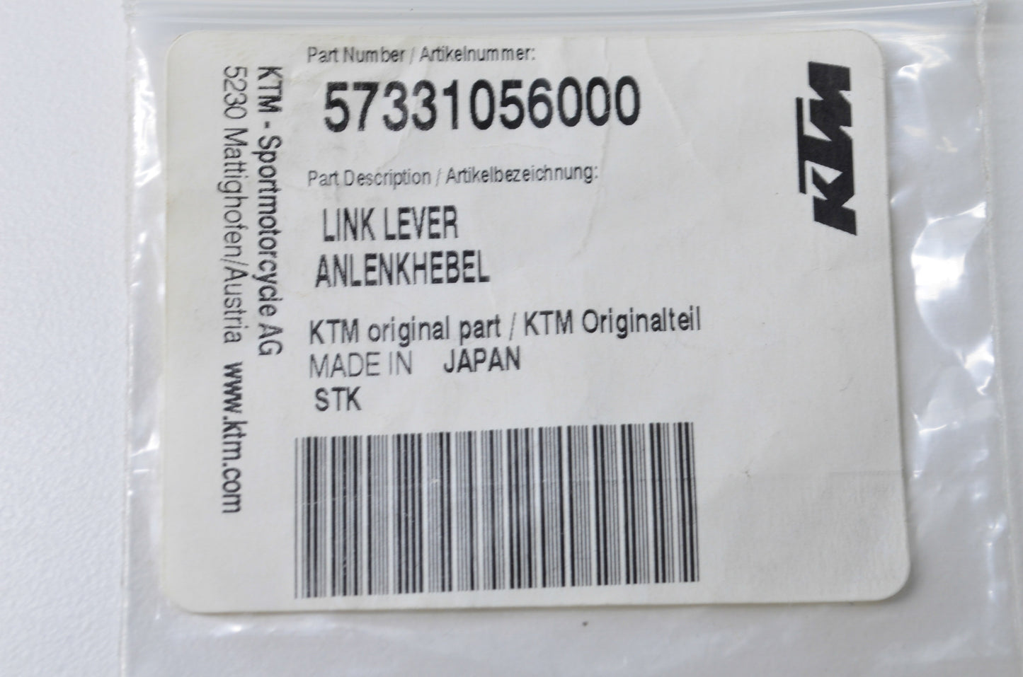 New OEM KTM Link Lever NOS