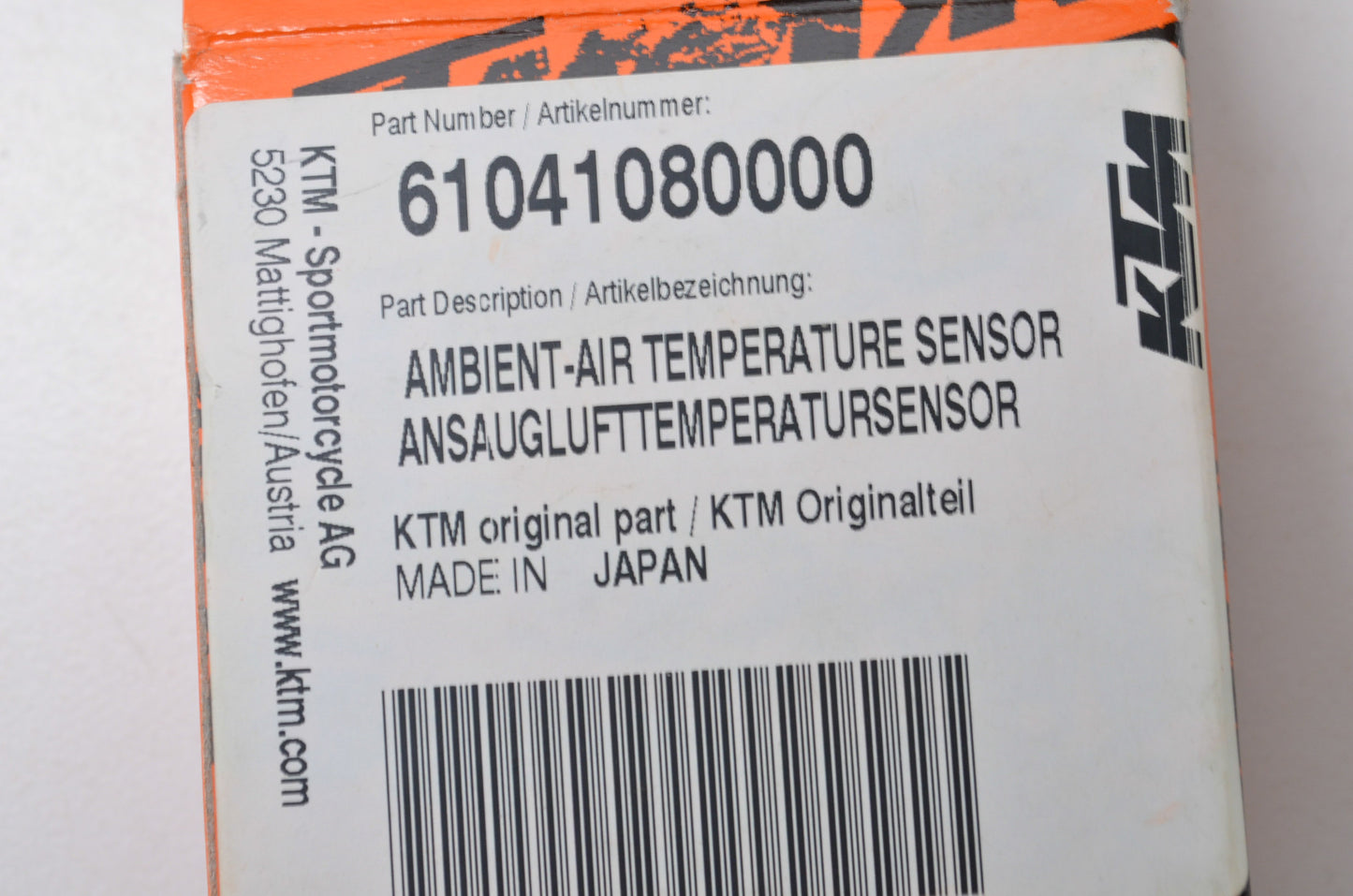 New OEM KTM Air Temperature Sensor NOS
