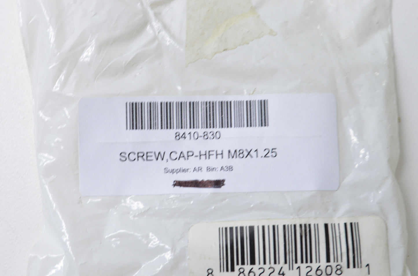 OEM Arctic Cat 8410-830 Black Hex Flange Head Cap Screw M8X1.25X30 Qty 3 NOS