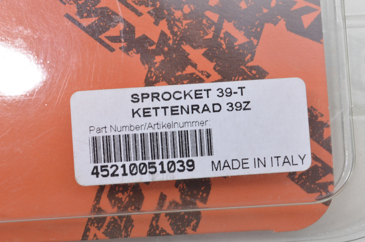 OEM KTM 45210051039 Sprocket 39T NOS