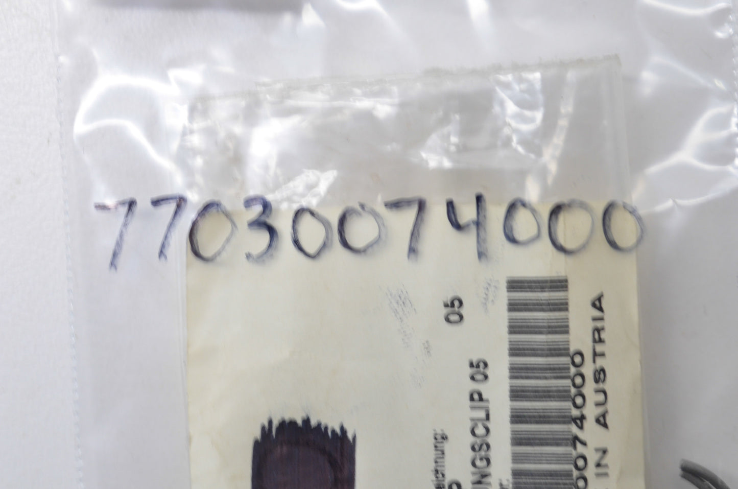 OEM KTM 77030074000 Circlip NOS
