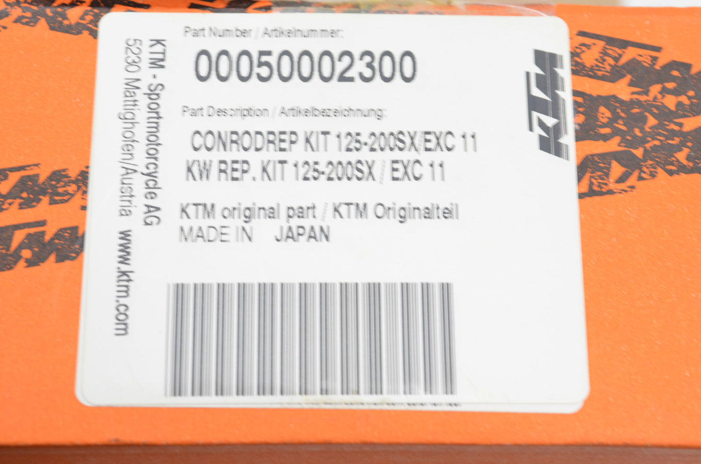 OEM KTM 00050002300 Crankshaft Repair Kit NOS
