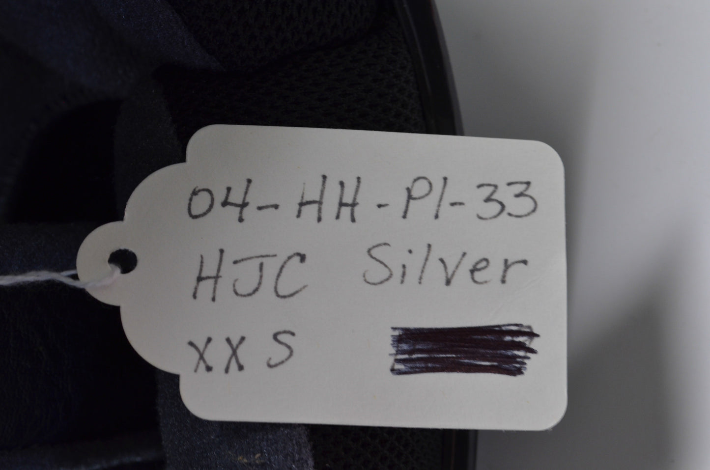 HJC 04-HH-PI-33 CL-X4 Black/Silver Helmet XXS NOS