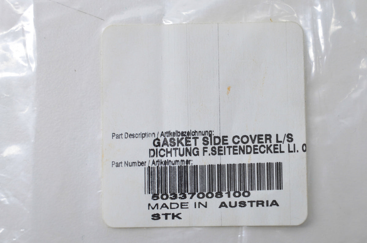 OEM KTM 50337008100 Left Side Cover Gasket NOS