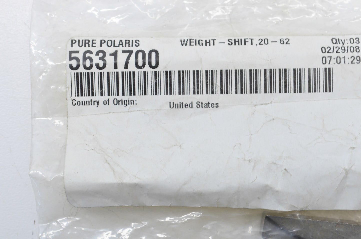 OEM Polaris 5631700 Shift Weight 20-62F NOS