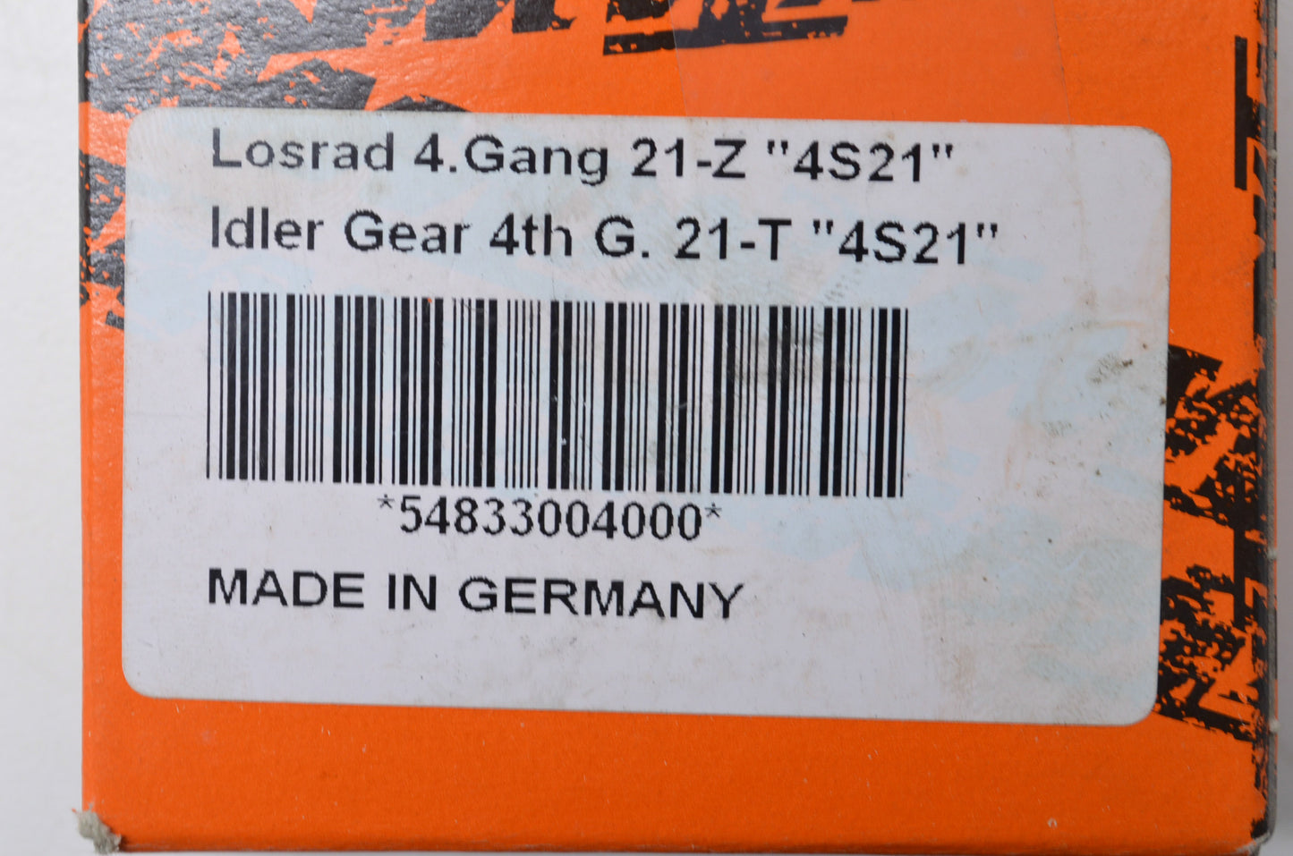 New OEM KTM 4th Gear Idler Gear NOS