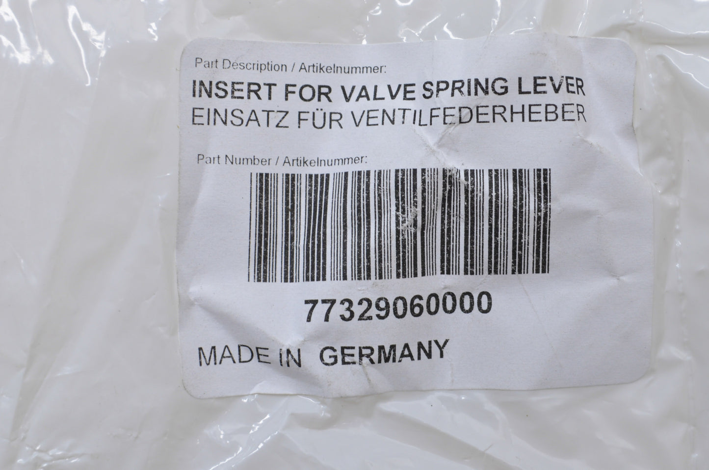 OEM KTM 77329060000 Valve Spring Lever Insert NOS