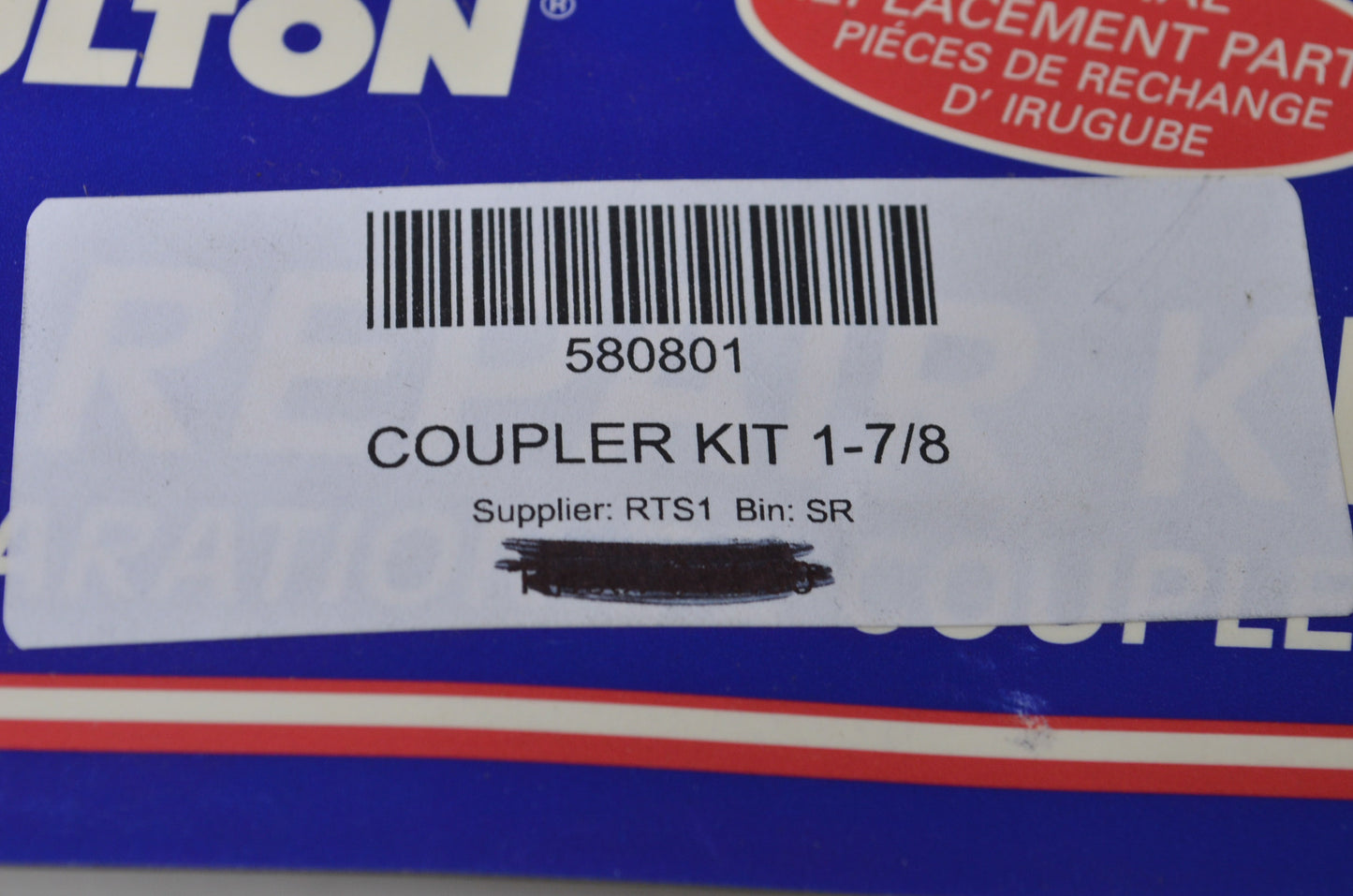 New Fulton 1-7/8 Coupler Kit NOS