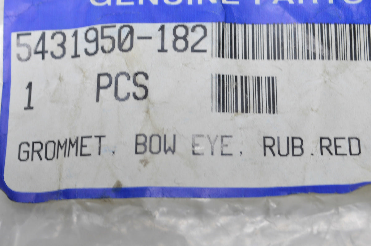 OEM Polaris 5431950-182 Ruby Red Grommet NOS
