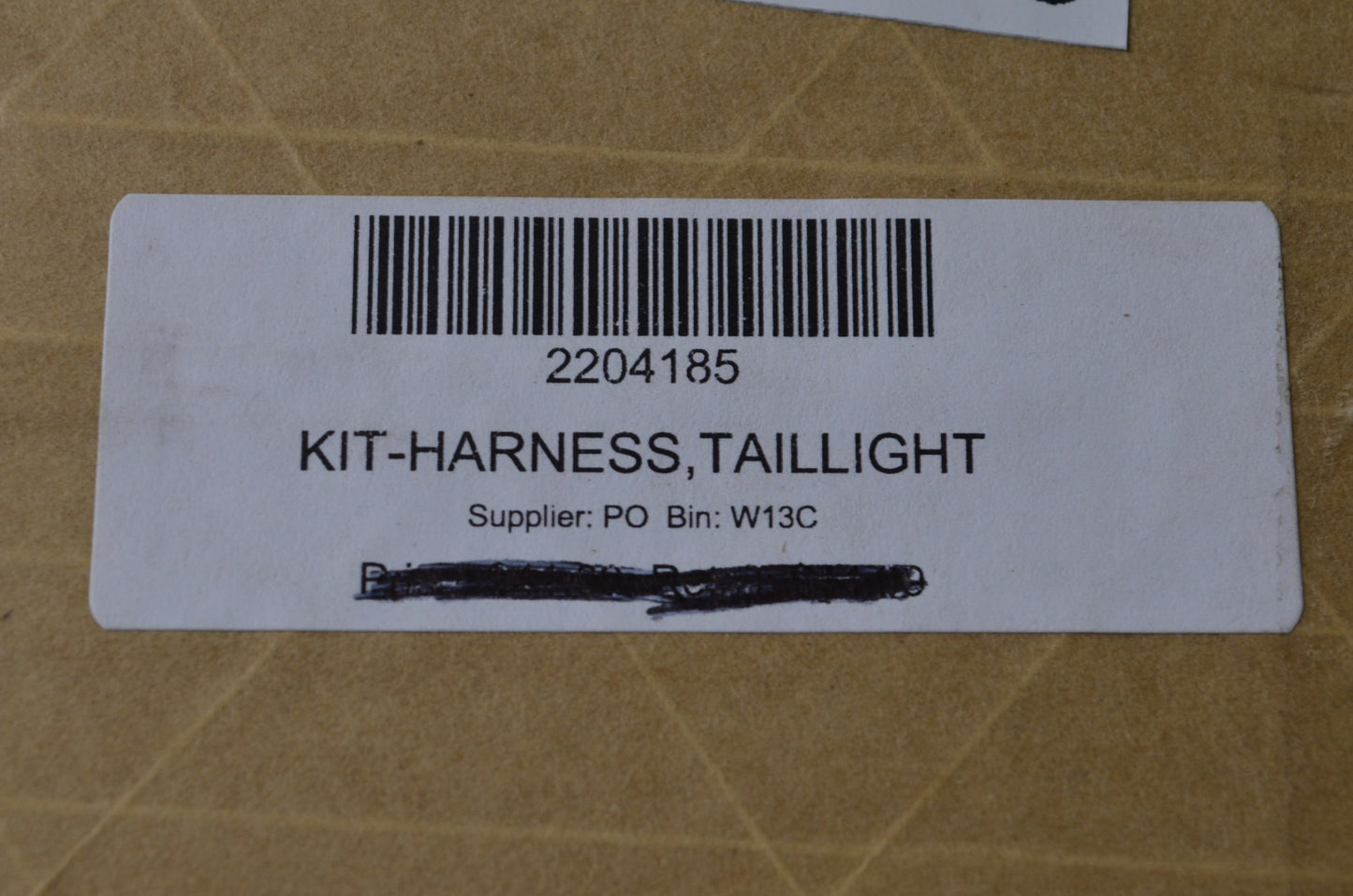 OEM Polaris 2204185 Left/Right Tail Light Harness Kit NOS