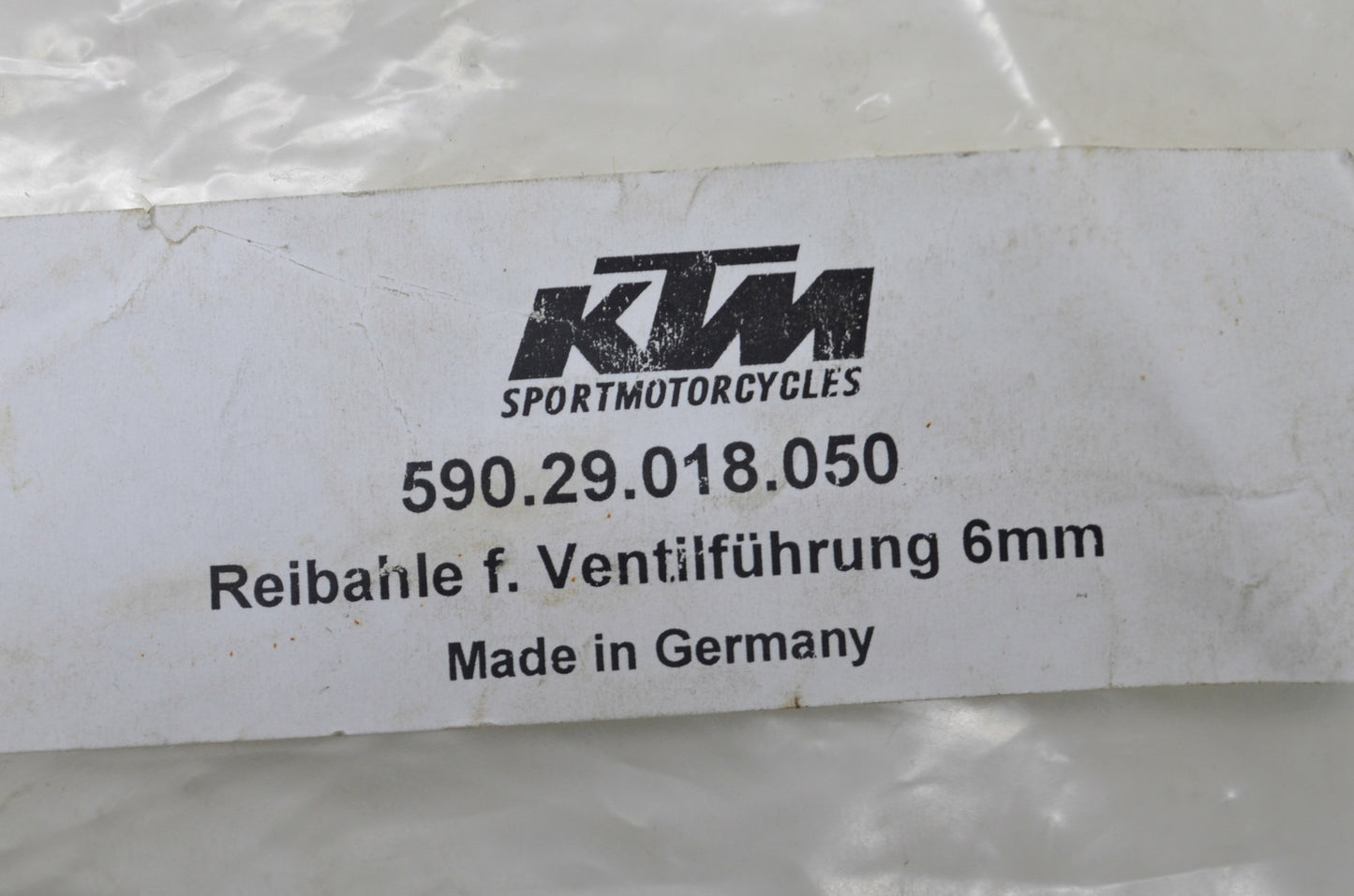 OEM KTM 77029018050 Valve Guide Reamer NOS