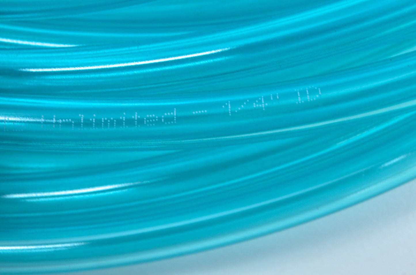 New Parts Unlimited Blue Polyurethane Fuel Line 1/4' NOS