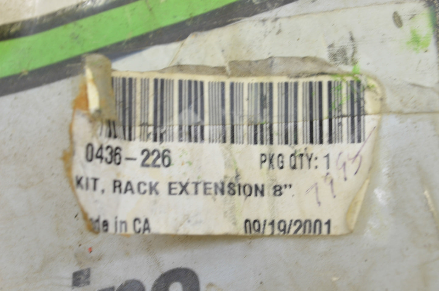 OEM Arctic Cat 0436-226 8" Rear Rack Extension Kit NOS
