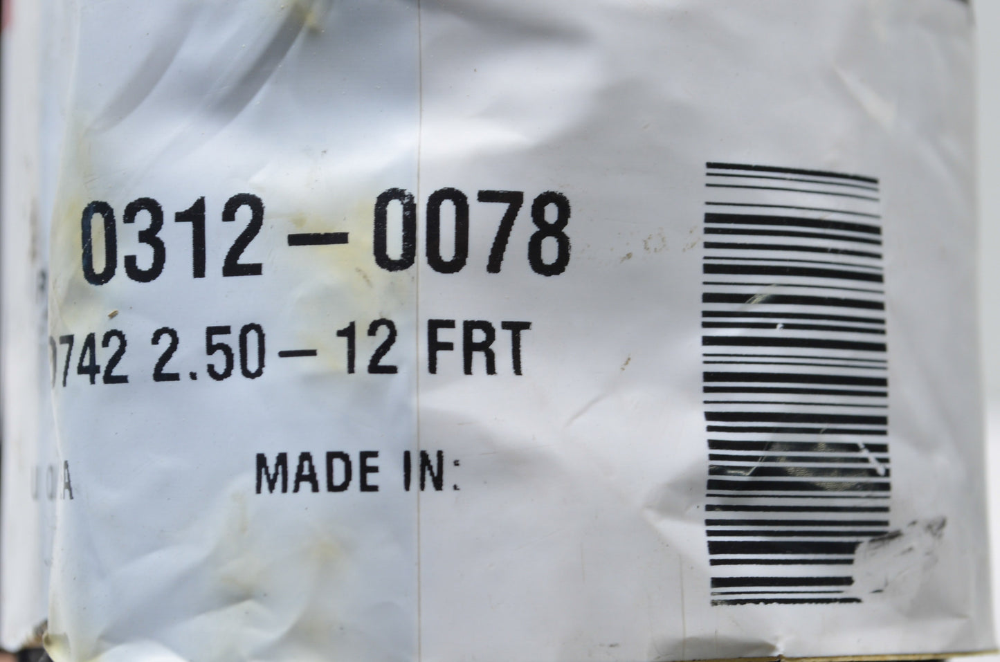 D742F 2.50-12 Front Tire NOS