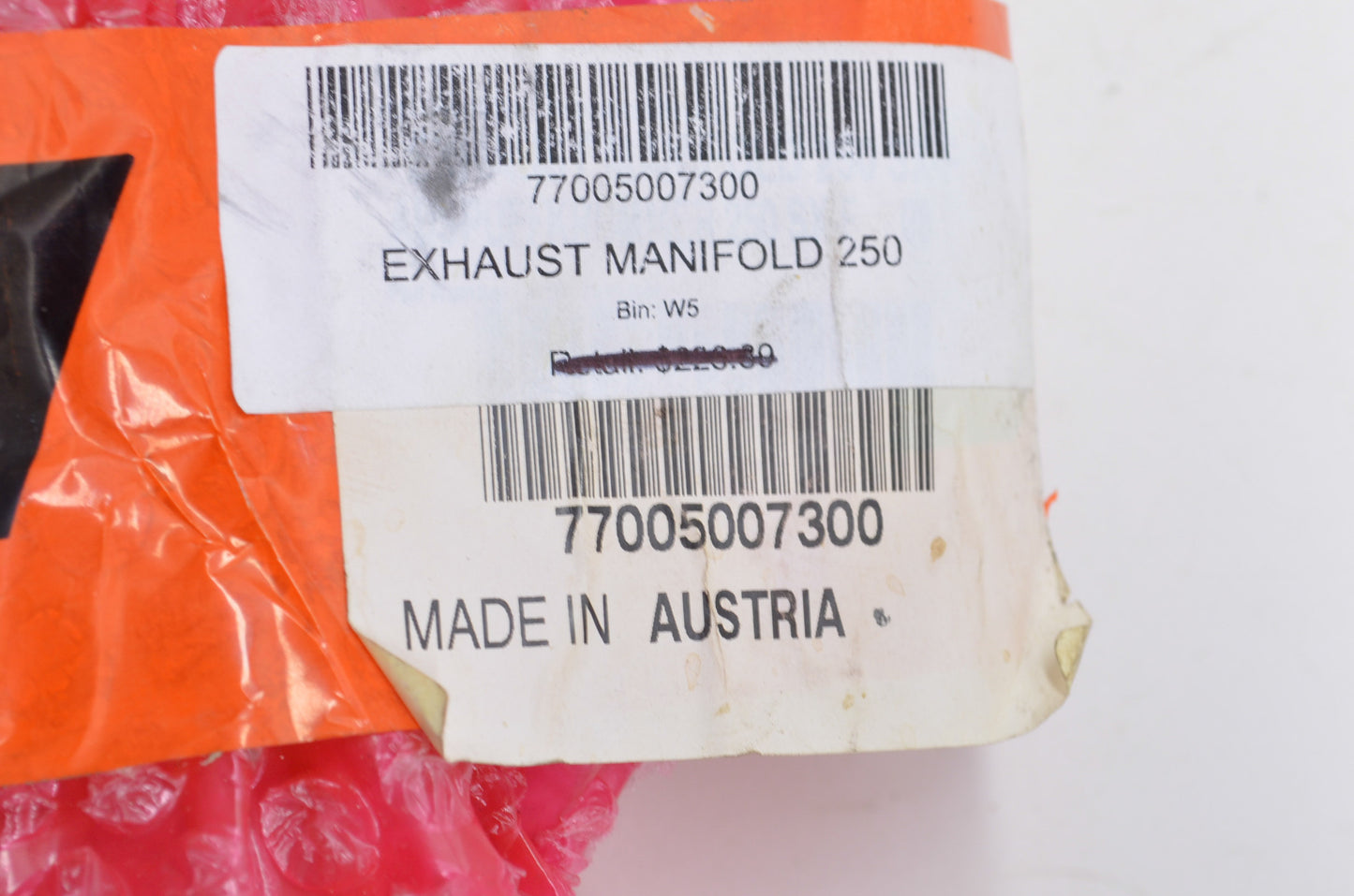 OEM KTM 77005007300 Exhaust Hardware Kit NOS