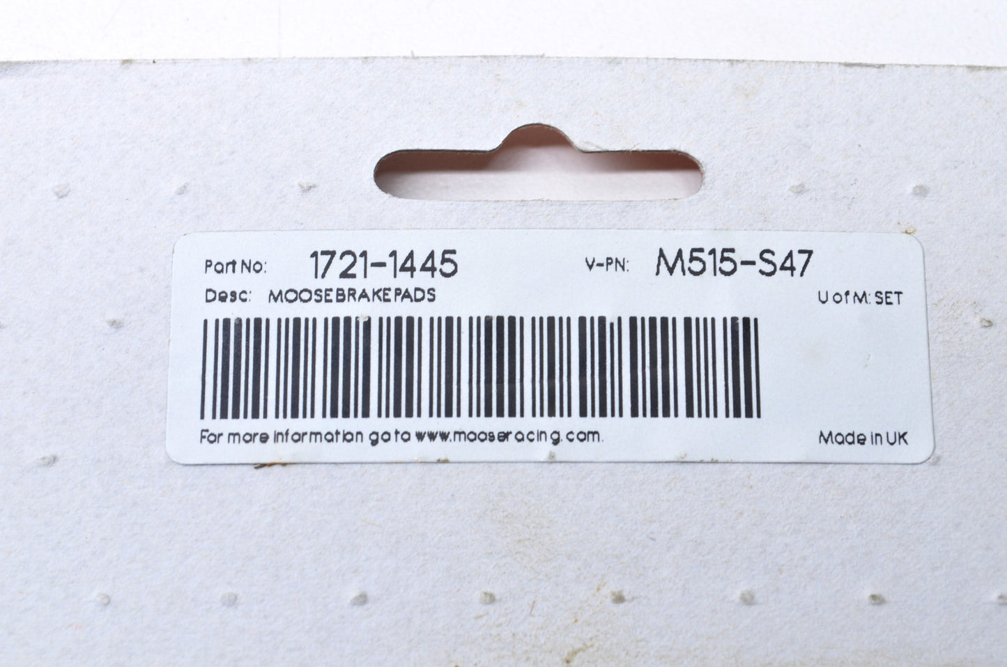 Moose Racing M515-S47, 1721-1445 Brake Pads NOS