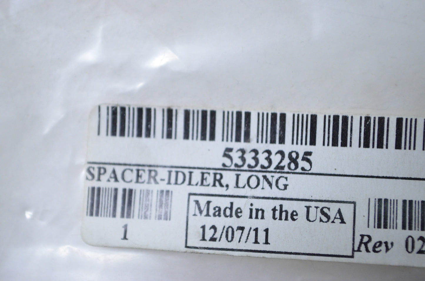 New OEM Polaris Long Idler Spacer NOS