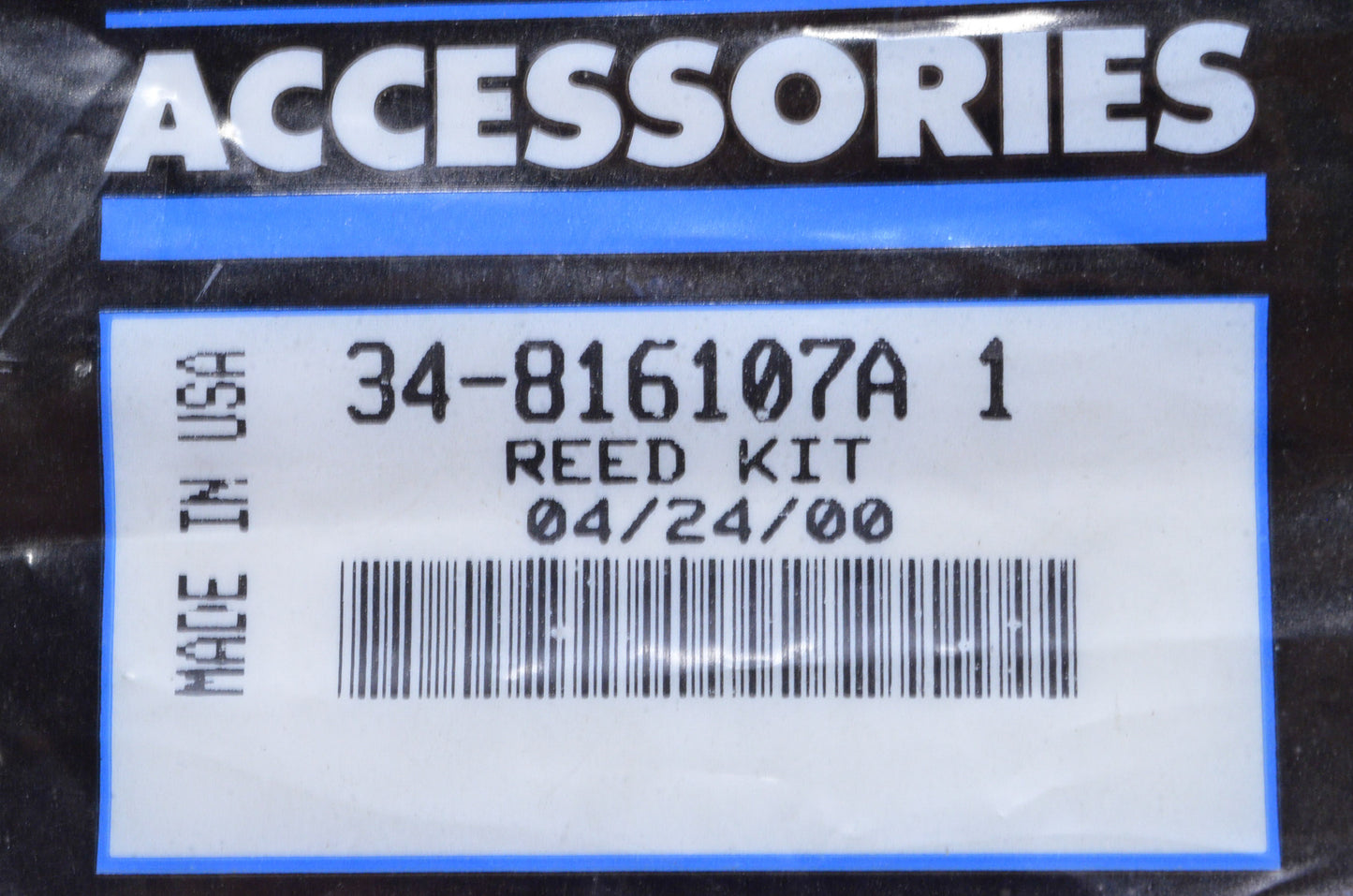 OEM Mercury 34-816107A Reed Kit NOS