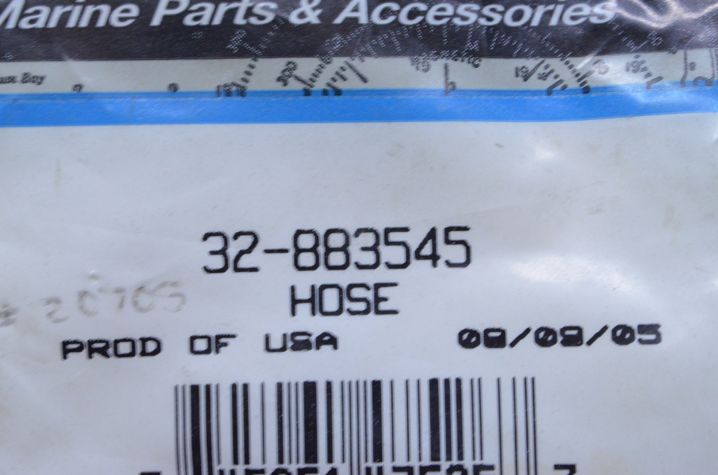 OEM Mercury 32-883545 Hose NOS