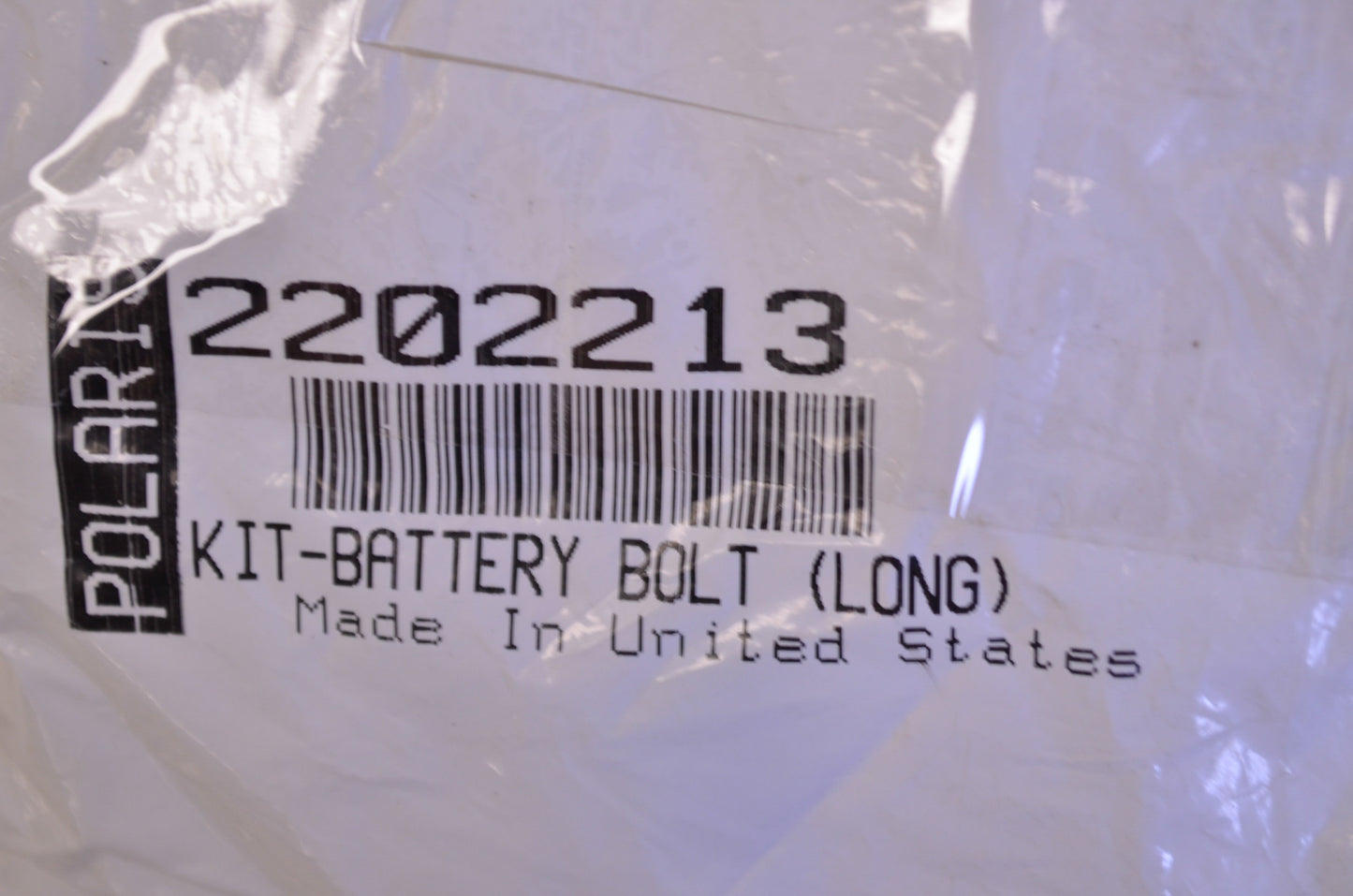 OEM Polaris 2202213 Long Battery Bolt Kit NOS