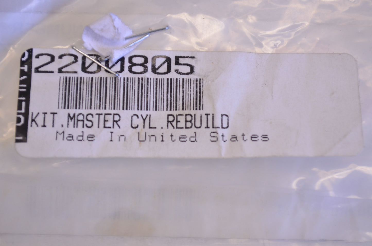 New OEM Polaris Master Cylinder Rebuild Kit NOS