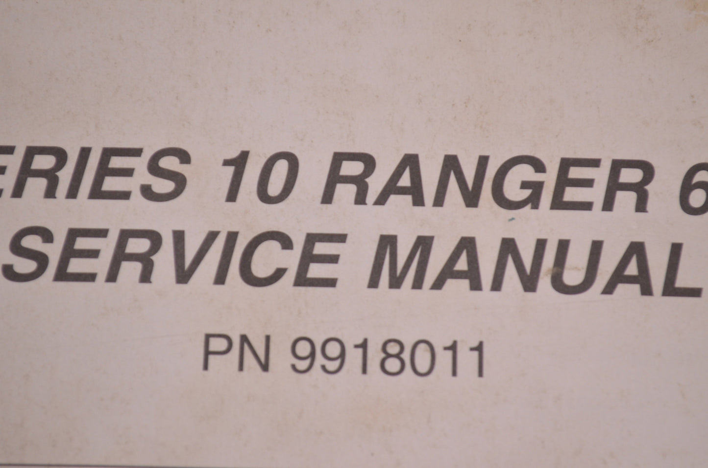 OEM Polaris 9918011 Service Manual Series 10 Ranger 6x6