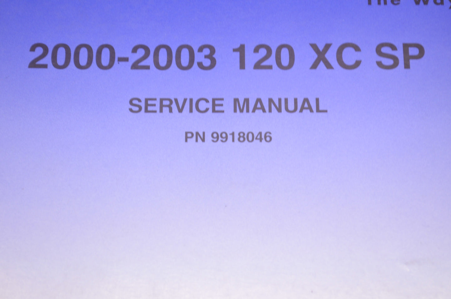 OEM Polaris 9918046 Service Manual 2000-2015 120 Youth