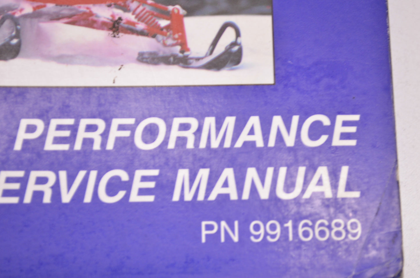 OEM Polaris 9916689 Service Manual 01 Performance,Snow