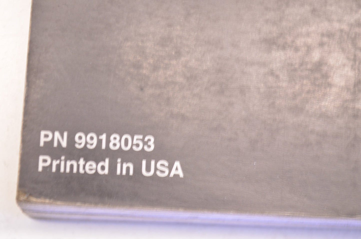 OEM Polaris 9918053 High Perf Service 03 Snowmobile Manual