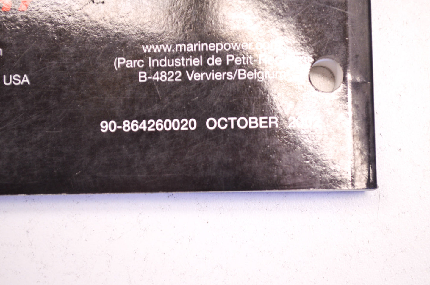 OEM Mercury 90-864260020 Mercruiser #37 Service Manual Supplement V-8 Dry Joint
