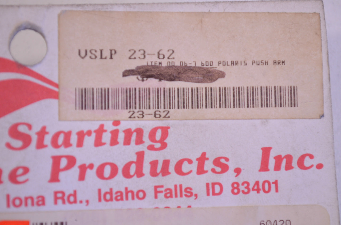 SLP 23-62 2006-2007 Polaris 600 Push Arm NOS