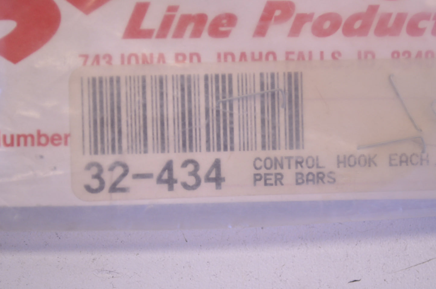 SLP 32-434 Control Hook NOS