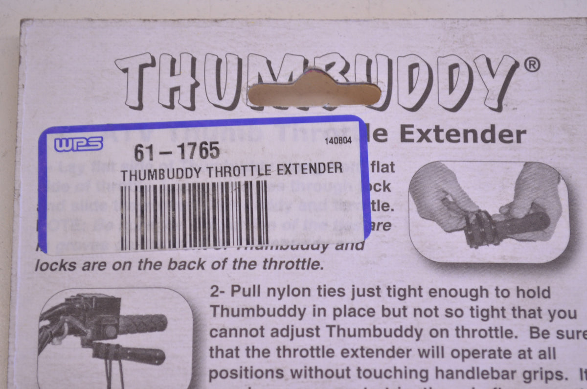 New All Rite Thumbuddy ATV Universal Throttle Extender NOS