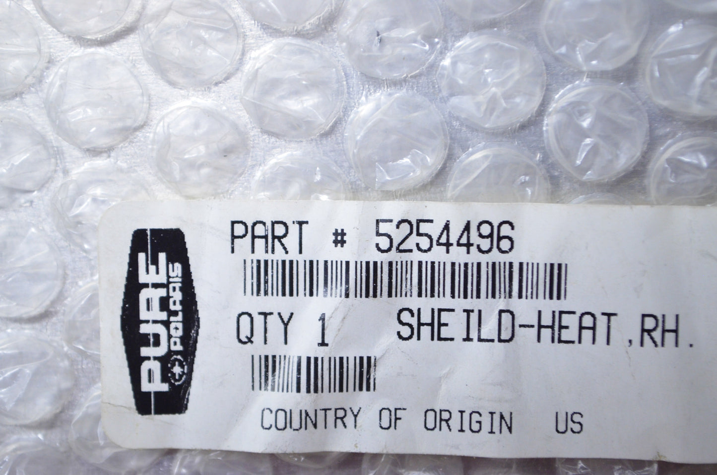 New OEM Polaris Right Side Panel Heat Shield NOS