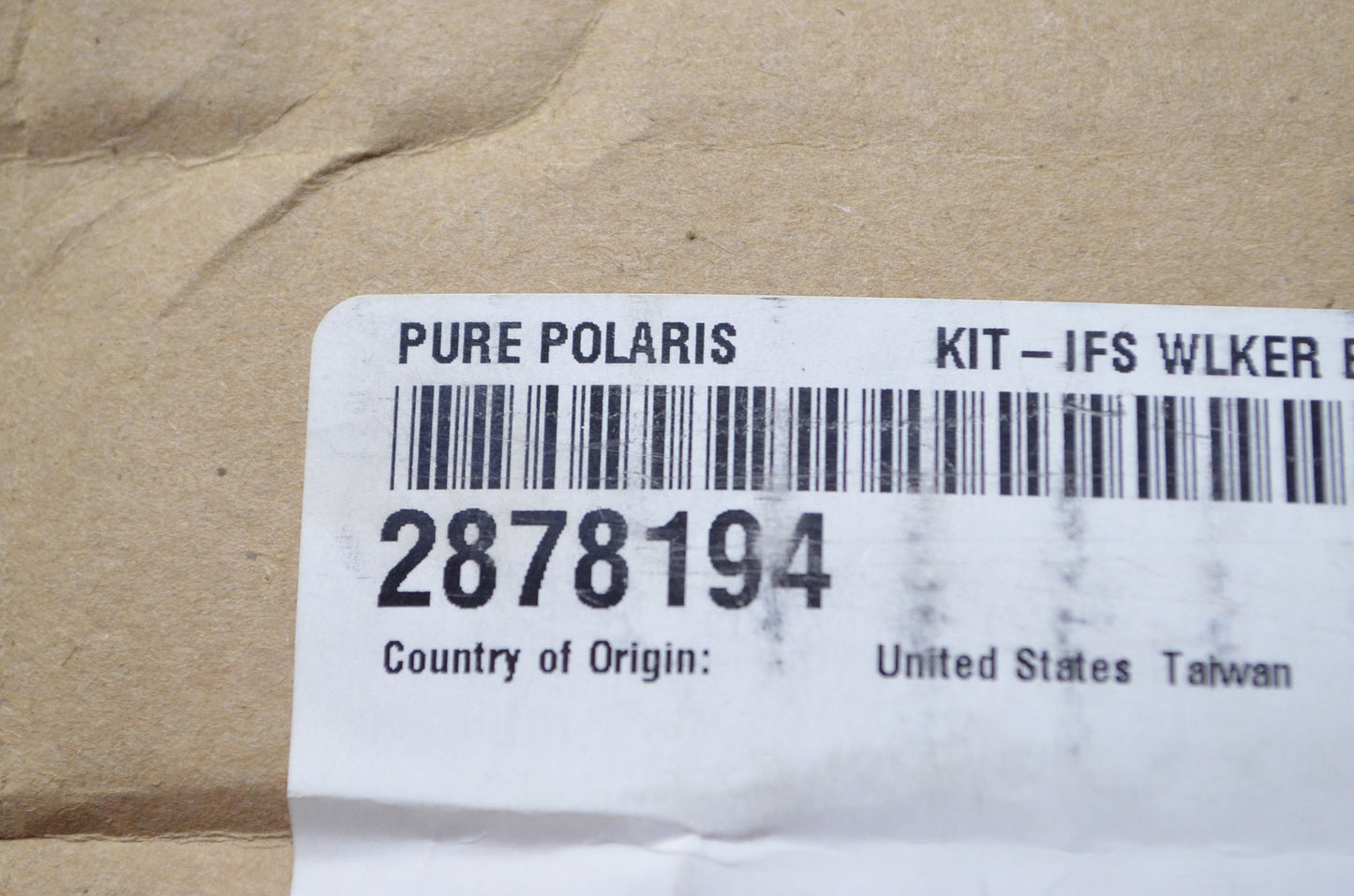 New OEM Polaris IFS Walker Evans Coilover Piggy Back Shock NOS
