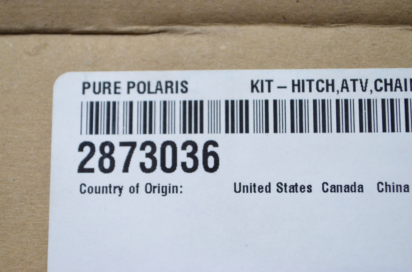 New OEM Polaris Rear Hitch Kit NOS