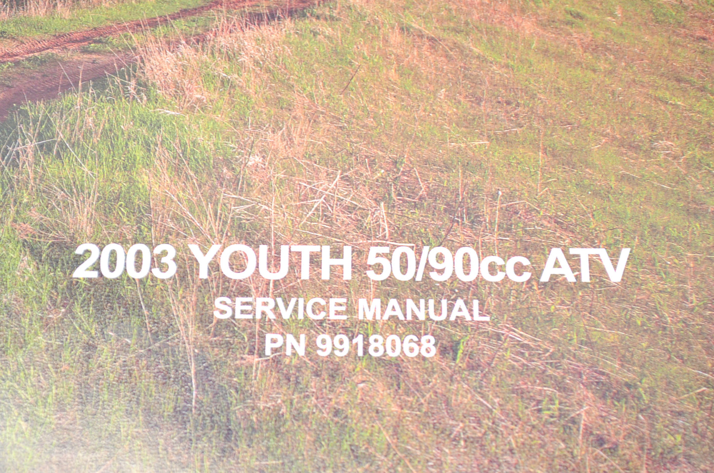OEM Polaris 9918068 Service Manual 03 SCR50/PRD90/SPT9 NOS