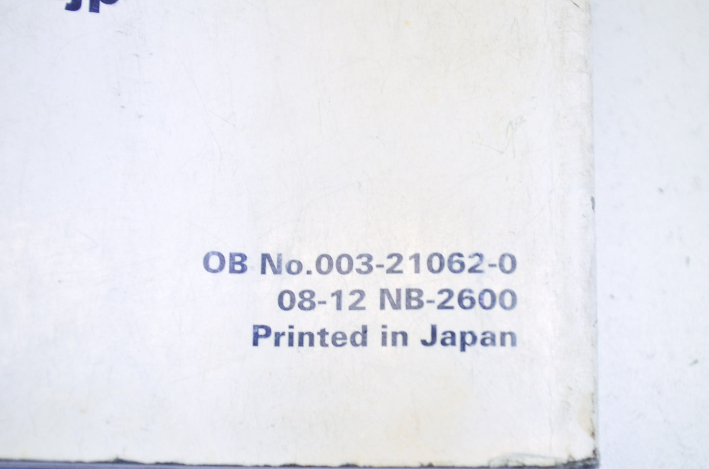 OEM Tohatsu Outboard 4 Stroke MFS 9.9/15/20C Service Manual