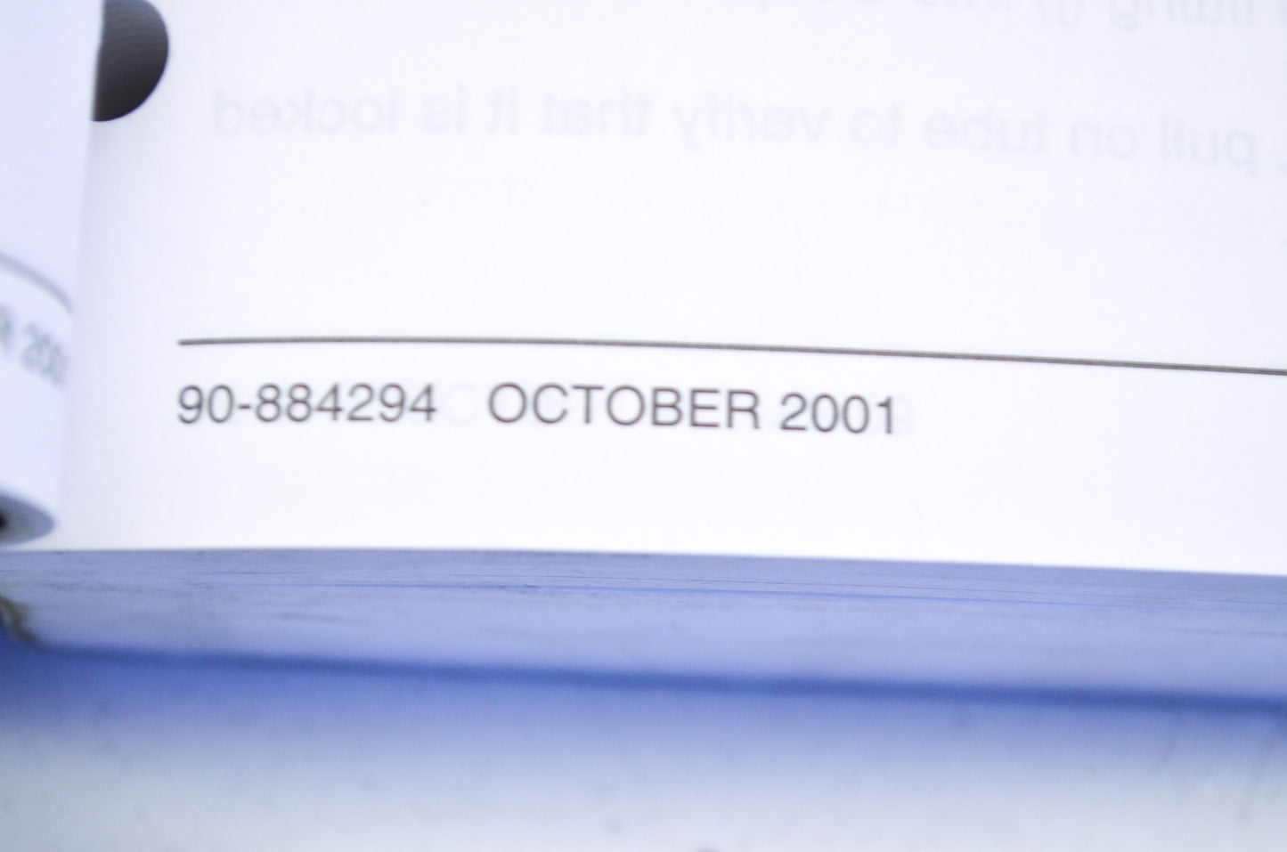 OEM Mercury 2002 225/250 2.0 Litre Work EFI Service Manual