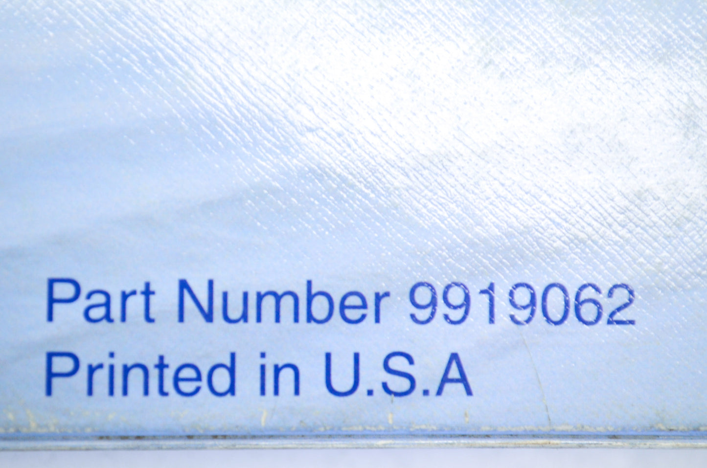OEM Polaris 9919062 Service Manual 04 Pwc Four-Stroke