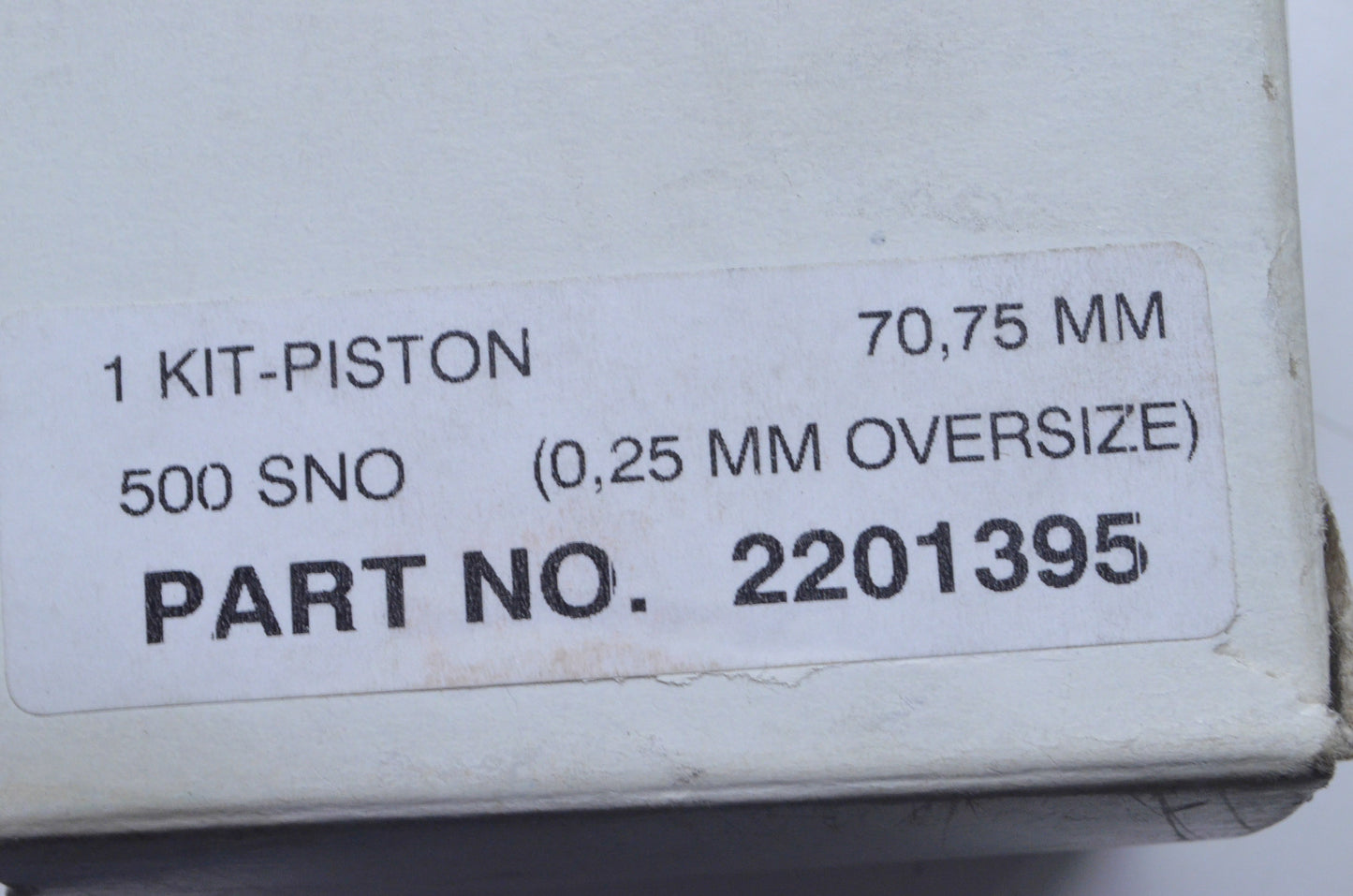 OEM Polaris 2201395 Piston Kit 0.25mm NOS