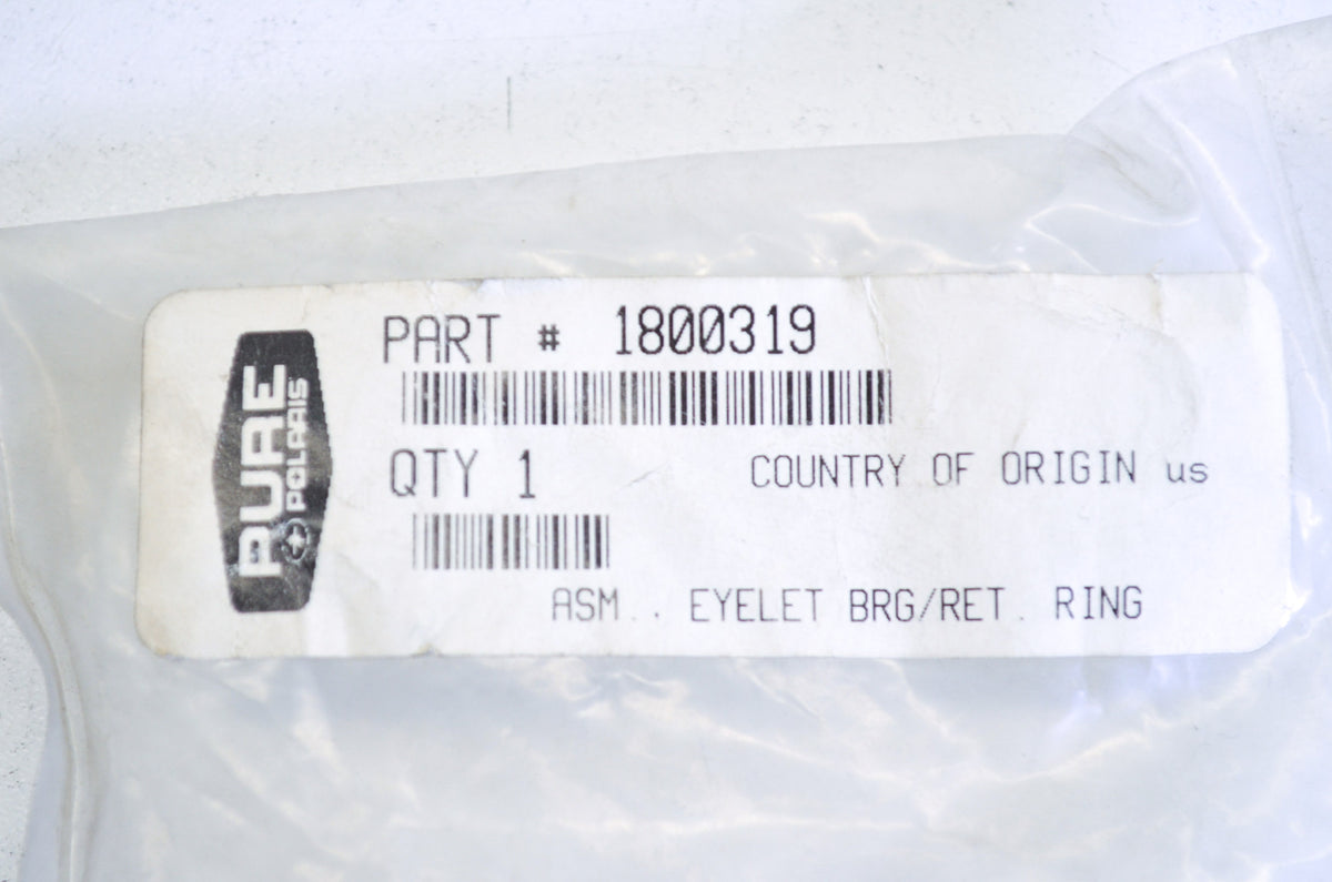 OEM Polaris 1800319 Eyelet Bearing/Retaining Ring Kit NOS