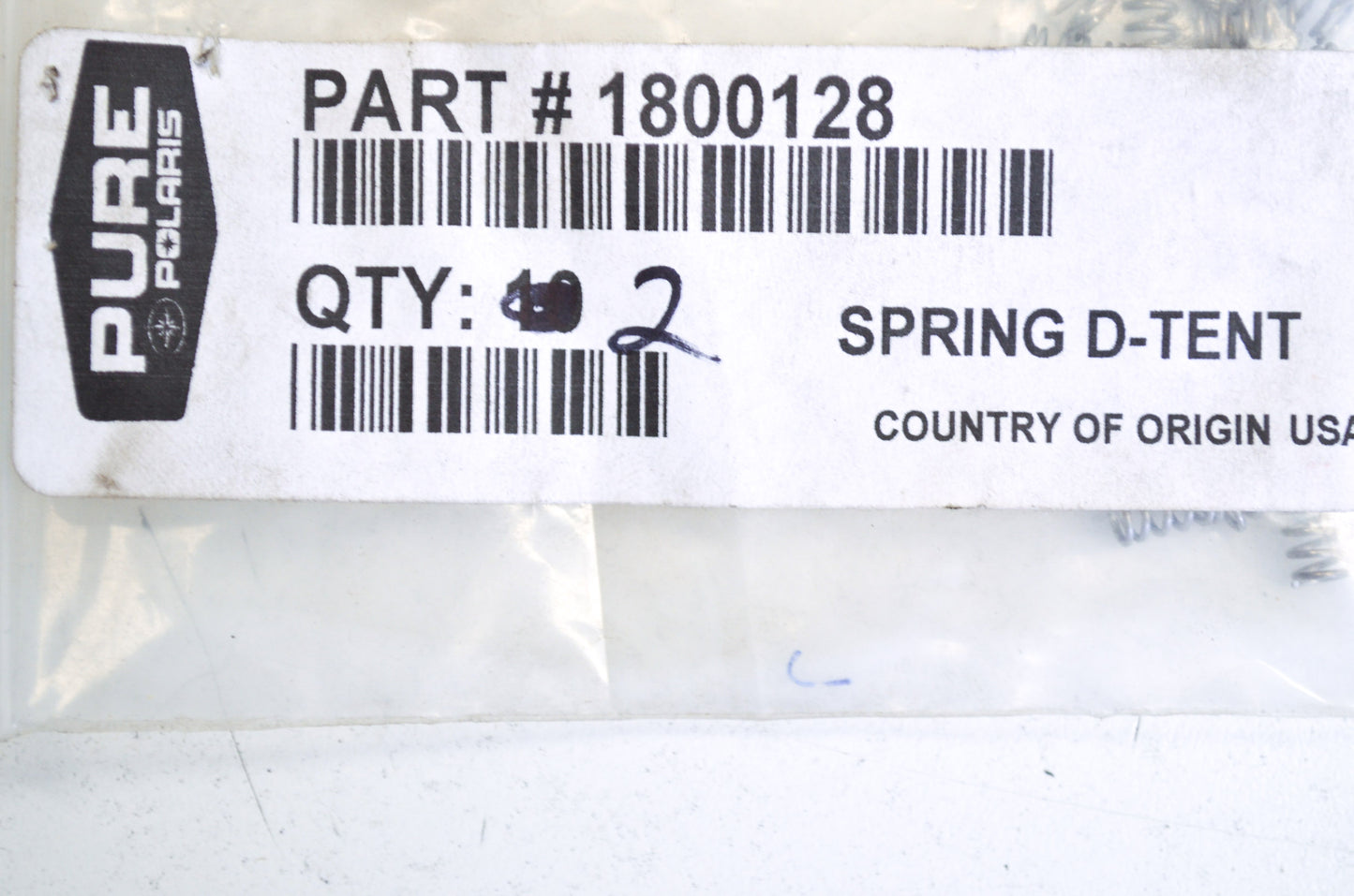 OEM Polaris 1800128 Detent Spring Qty 2 NOS