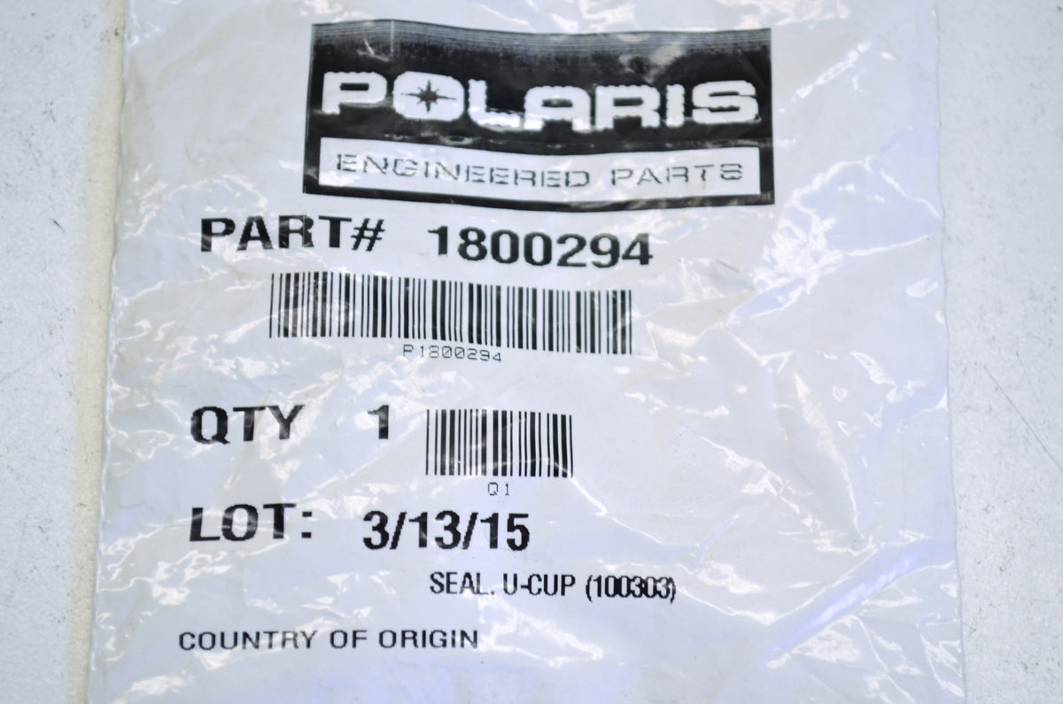 OEM Polaris 1800294 U-Cup Seal NOS