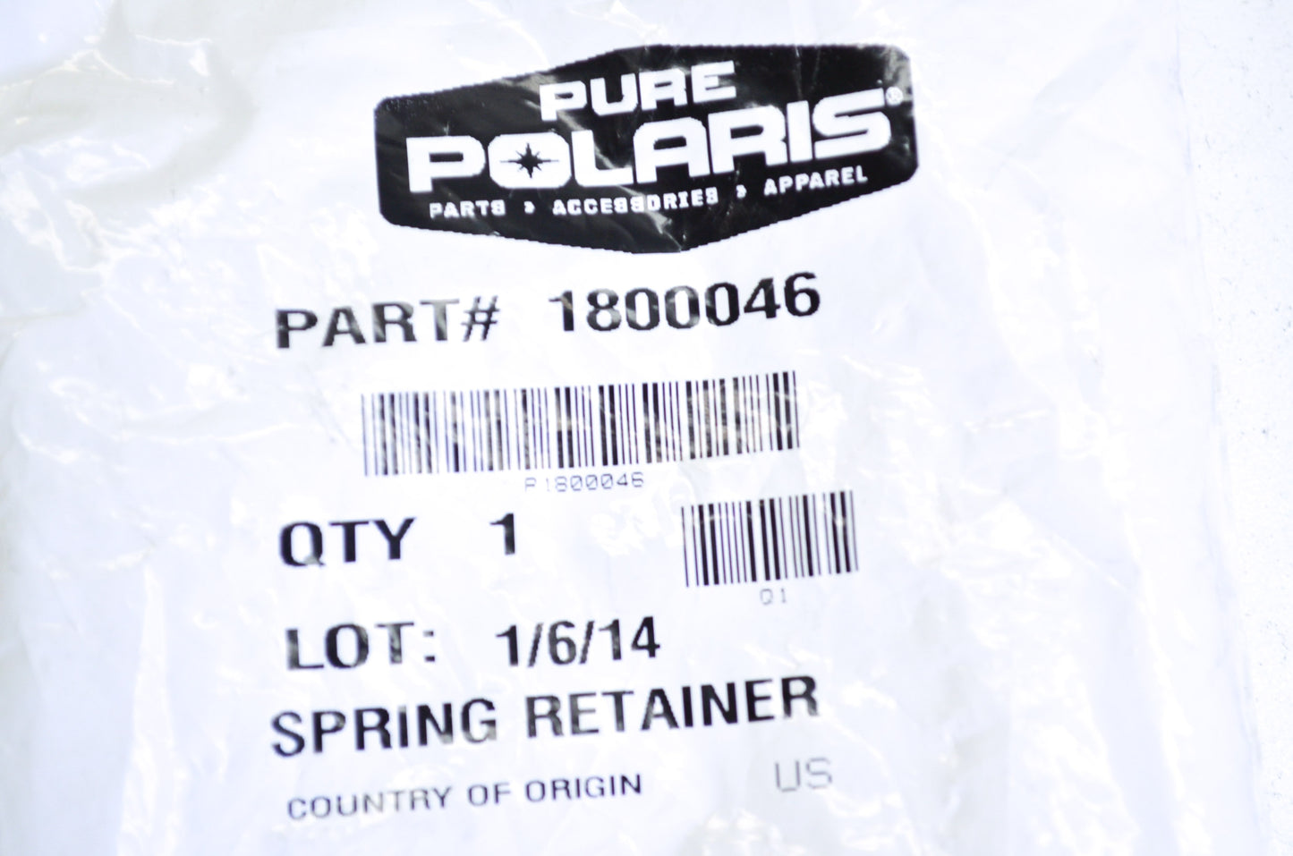 New OEM Polaris 1800046 Retainer Spring NOS